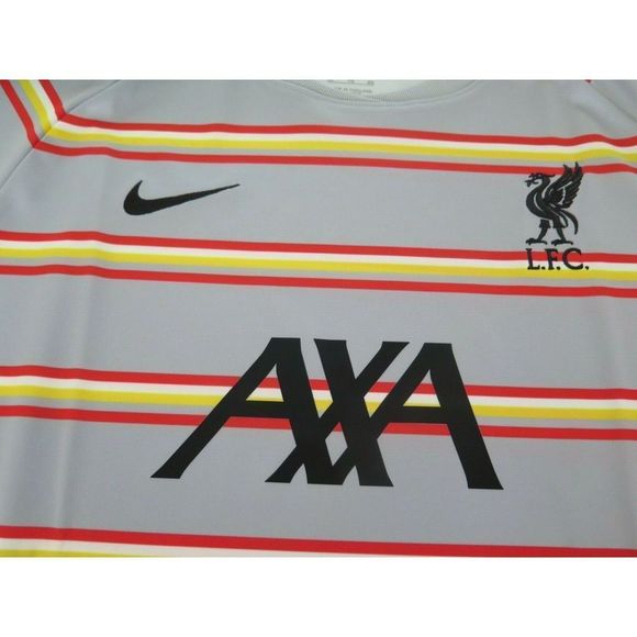 Nike DB7648-017 Women's Sz XL Gray Liverpool FC Pre-Match Soccer Jersey - Picture 5 of 7